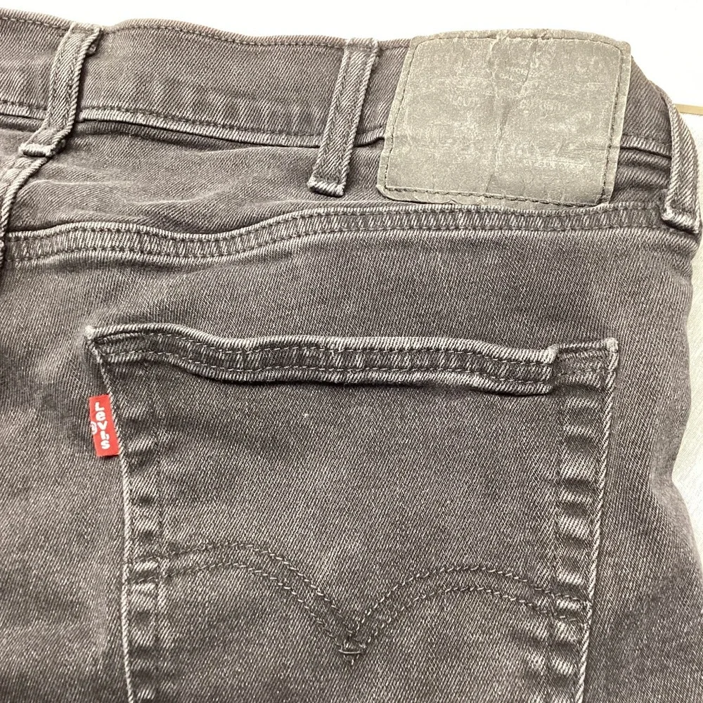 Levis 559 Relaxed Straight Fit Jeans Mens W38 L30 Black Charcoal Denim